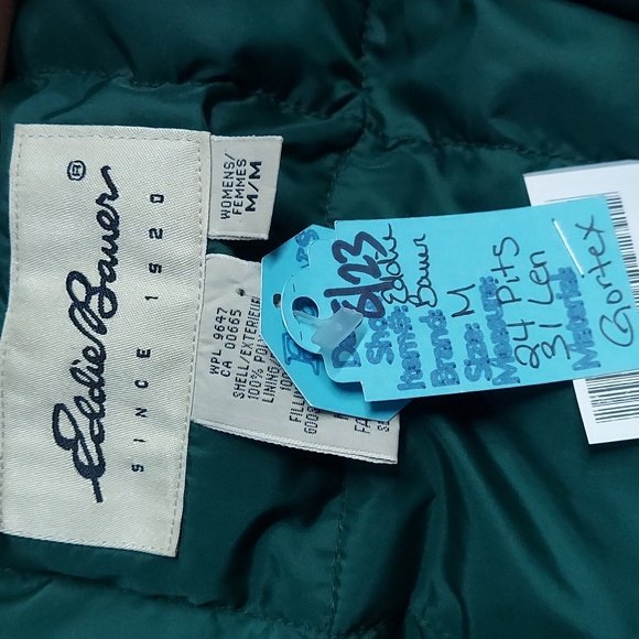 Eddie Bauer Ridge Line Goose Down Gortex Jacket - Picture 10 of 12